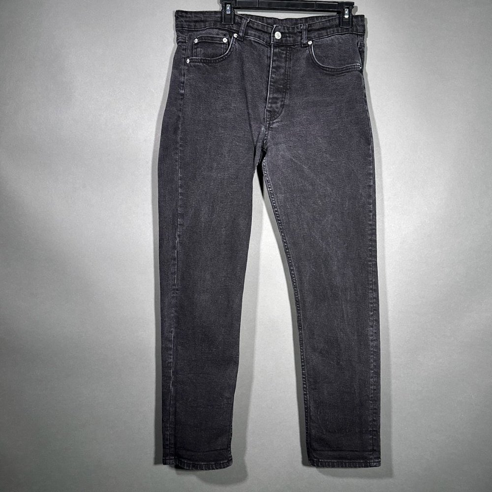 ZARA Men's Denim Standards Button Fly Black Wash Jeans‎ Size 34